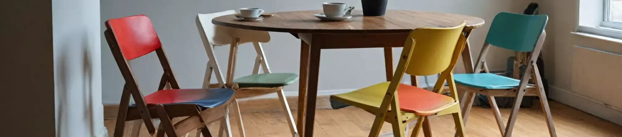 Porównanie typów krzesełek: drewniane, plastikowe, składane i wielofunkcyjne